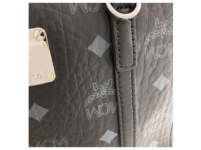 MCM Toni Top Zip Shop Bag Black - view 15