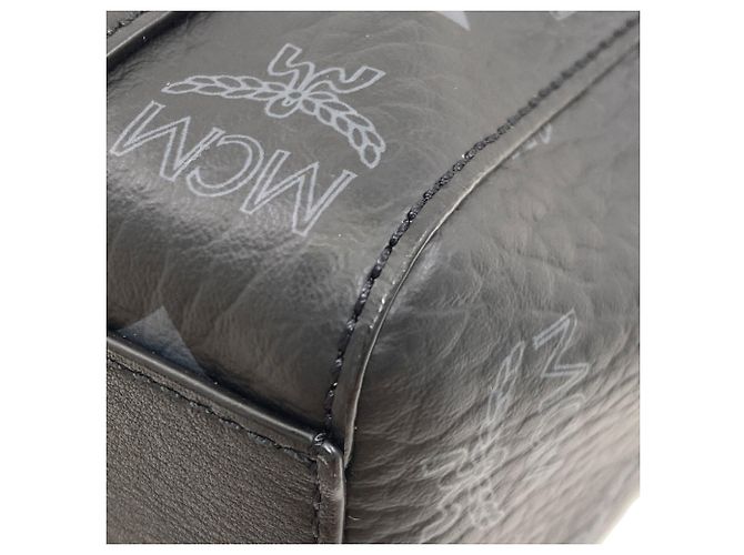 MCM Toni Top Zip Shop Bag Black - view 17