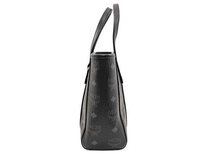 MCM Toni Top Zip Shop Bag Black - view 3