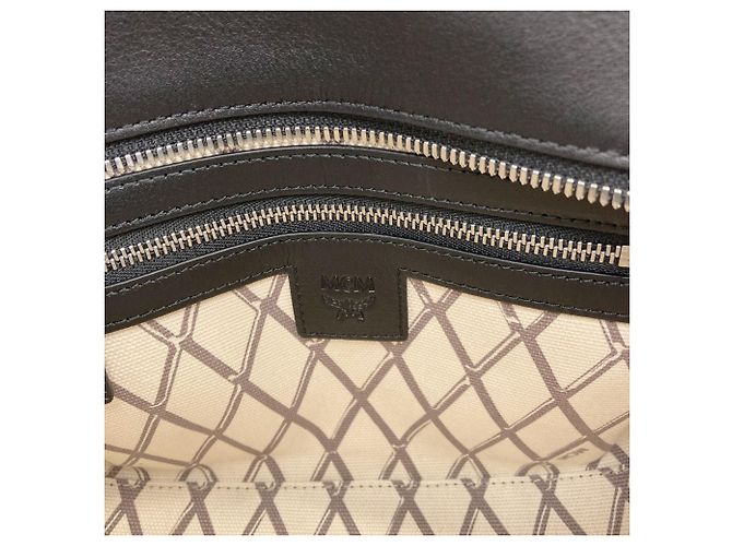 MCM Toni Top Zip Shop Bag Black - view 6