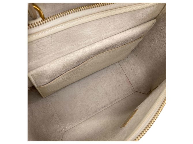 Céline Borsa a mano Celine Belt Bag Micro Bianco - vista 5