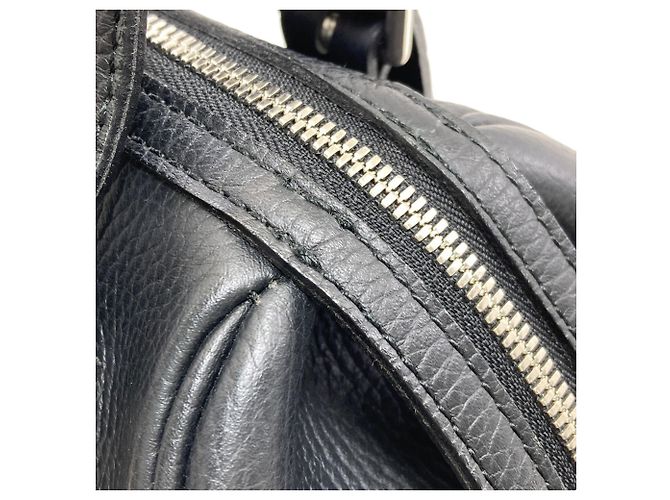 Burberry Logo Leather Handbag for Women Black - view 11