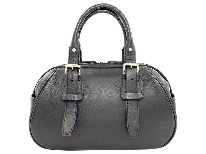 Burberry Logo Leather Handbag for Women Black - view 2