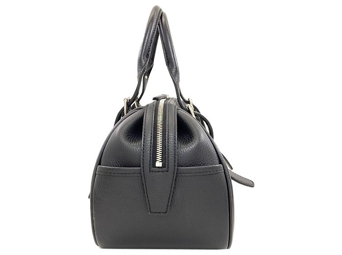 Burberry Logo Leather Handbag for Women Black - view 3