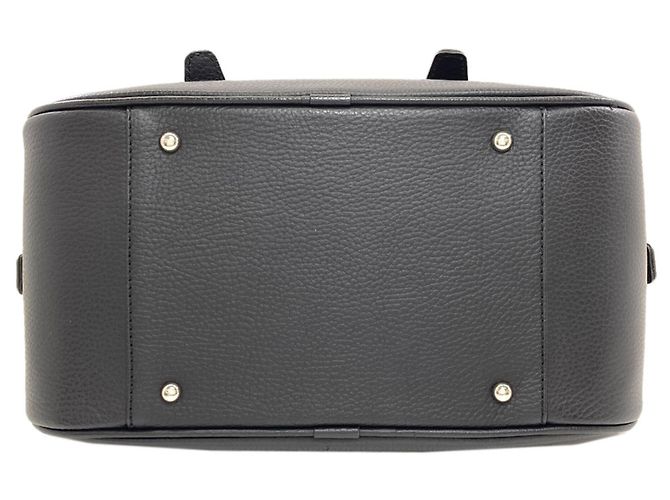Burberry Logo Leather Handbag for Women Black - view 4