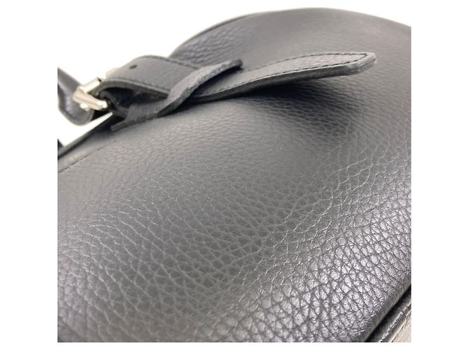 Burberry Logo Leather Handbag for Women Black - view 8