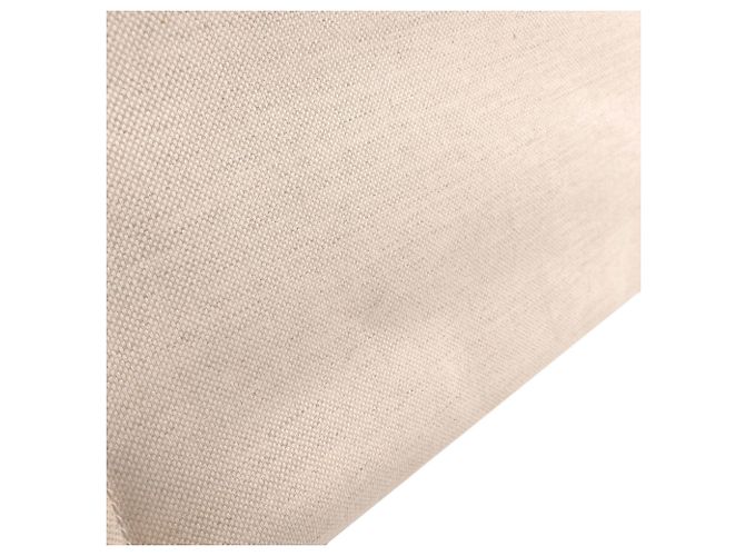 Gucci Canvas Logo Tote Bag Beige Marineblau - Ansicht 10