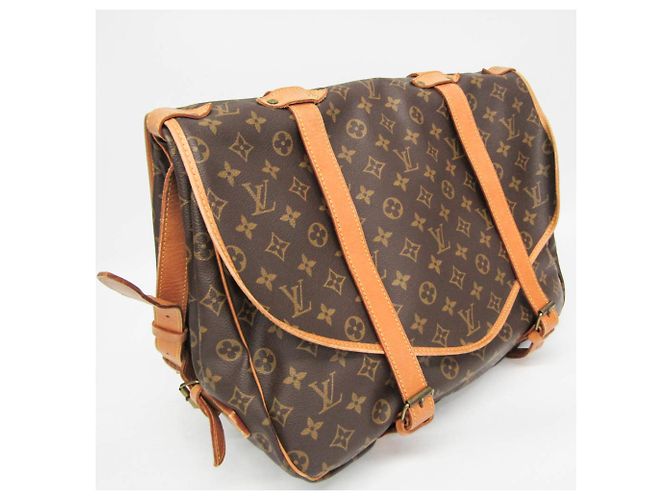 Louis Vuitton Saumur Monogram Canvas 43 Marrone - vista 2