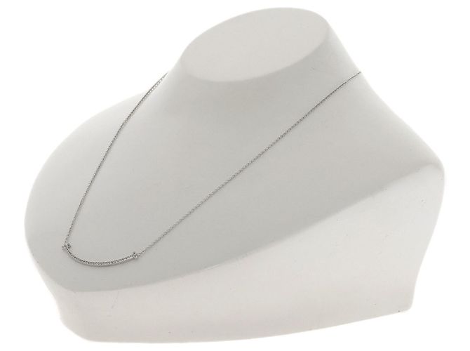 Autre Marque Collar Tiffany & Co. T Smile Small Diamond - vista 4
