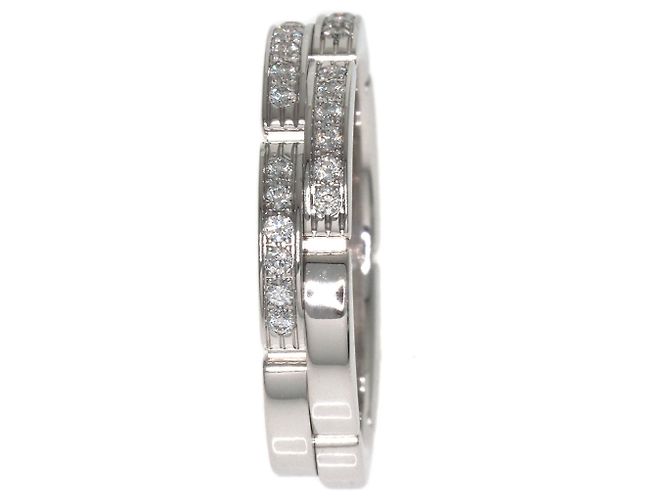 Cartier Maillon Panthère Ring mit 2 Diamantreihen - Ansicht 3