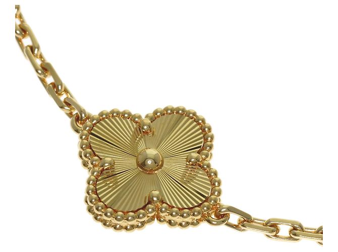 Bracciale con Charms Van Cleef & Arpels Vintage Alhambra Guilloché - vista 2