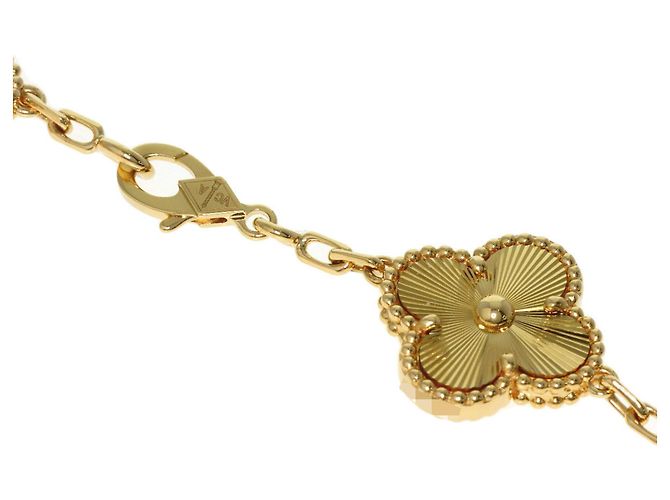 Bracciale con Charms Van Cleef & Arpels Vintage Alhambra Guilloché - vista 4