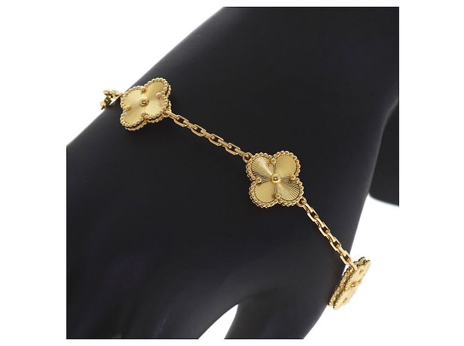 Bracciale con Charms Van Cleef & Arpels Vintage Alhambra Guilloché - vista 7