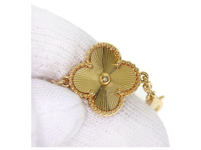 Bracciale con Charms Van Cleef & Arpels Vintage Alhambra Guilloché - vista 8