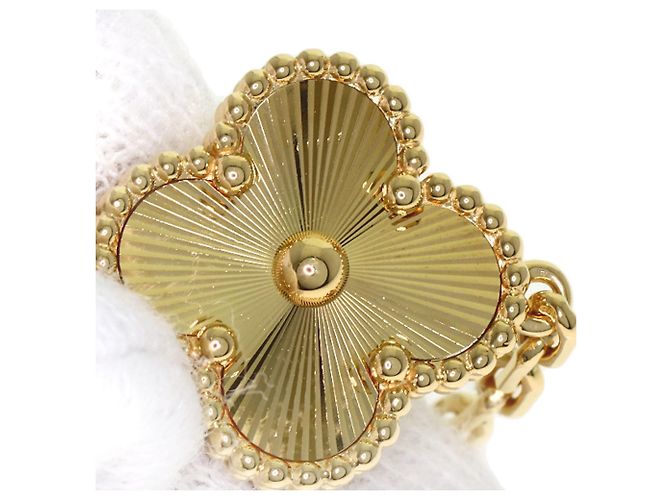 Bracciale con Charms Van Cleef & Arpels Vintage Alhambra Guilloché - vista 9