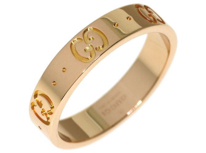 Anello Gucci Icon #11 in oro rosa 18K - vista 2