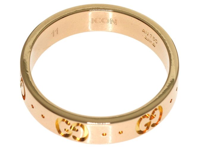 Anello Gucci Icon #11 in oro rosa 18K - vista 5
