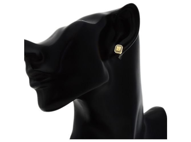 Brinco único Harry Winston Logo Diamond em ouro amarelo 18K - vista 5