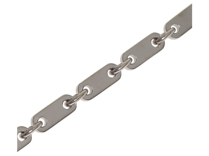 Pulsera Cartier Figaro en oro blanco de 18K - vista 2