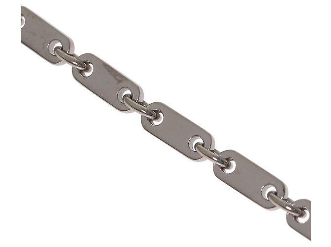 Pulsera Cartier Figaro en oro blanco de 18K - vista 3