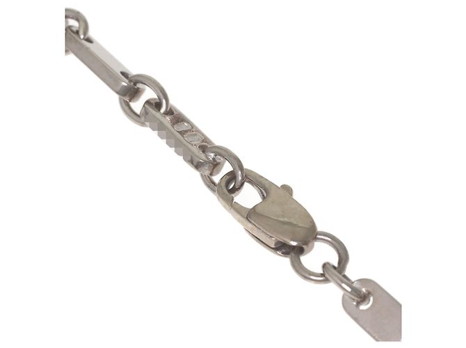 Pulsera Cartier Figaro en oro blanco de 18K - vista 5