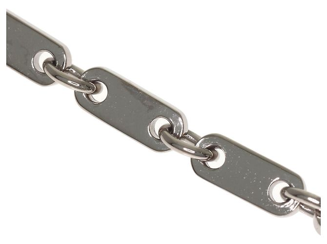 Pulsera Cartier Figaro en oro blanco de 18K - vista 7