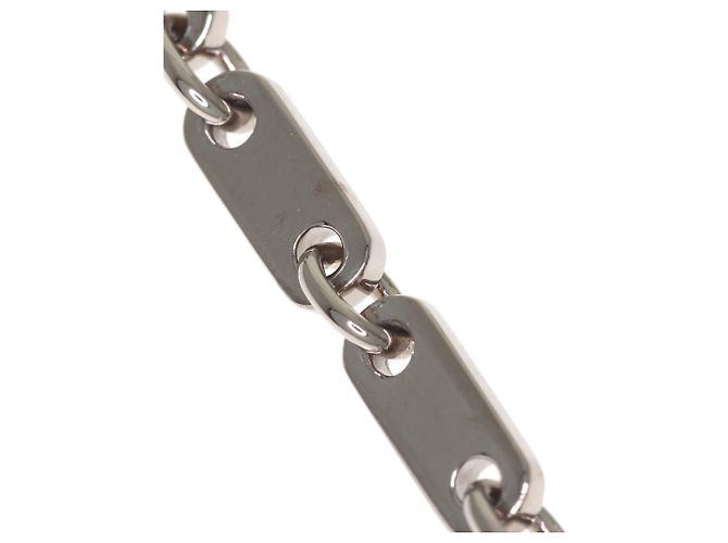 Pulsera Cartier Figaro en oro blanco de 18K - vista 9
