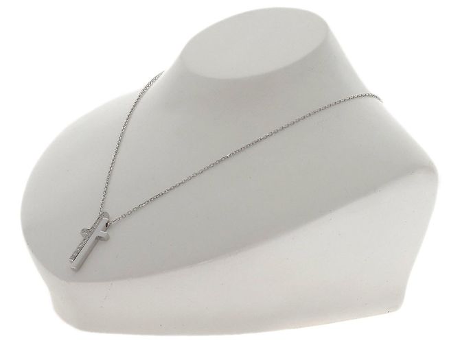 Collana Gucci in oro bianco 18K e diamanti - vista 4