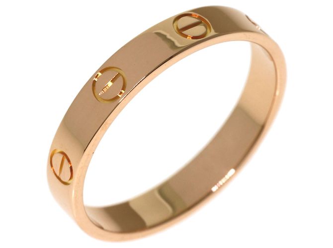 Anello Cartier Mini Love in oro rosa 18K - vista 2
