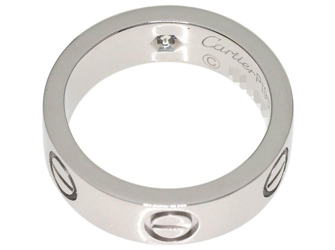 Cartier Love Ring 1P Diamant in Platin - Ansicht 4