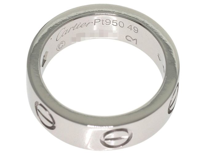 Cartier Love Ring 1P Diamant in Platin - Ansicht 5