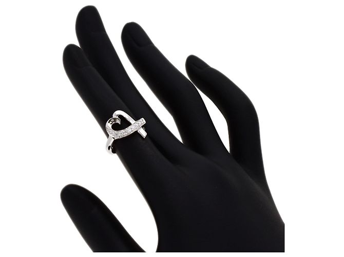 Autre Marque Anillo Alianza Tiffany & Co. Loving Heart con Diamantes - vista 8