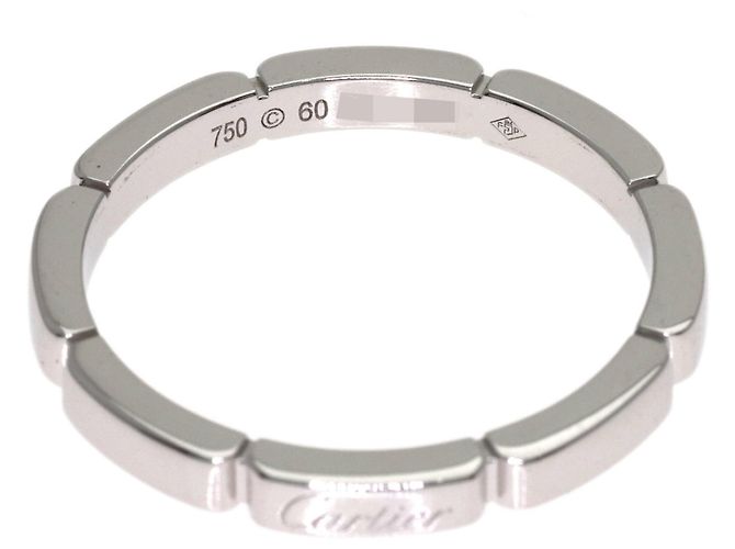 Anello Cartier Maillon Panthère #60 in oro bianco 18K - vista 4
