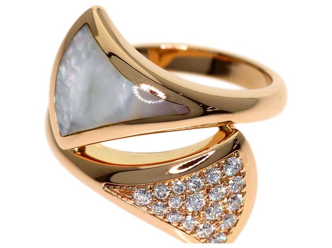 Bulgari Bague Bvlgari Diva's Dream Medium Shell Diamond Ring - vue 8