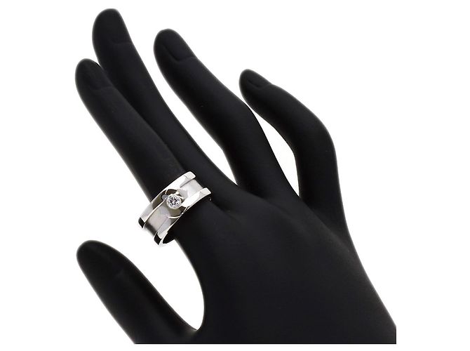 Anello Cartier C2 Fortune in diamanti e oro bianco 18K - vista 6