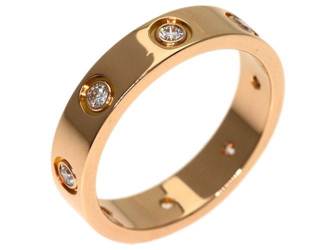 Anello Cartier Mini Love in oro rosa 18K - vista 2
