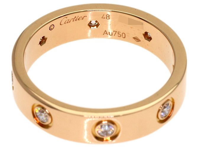 Anello Cartier Mini Love in oro rosa 18K - vista 4