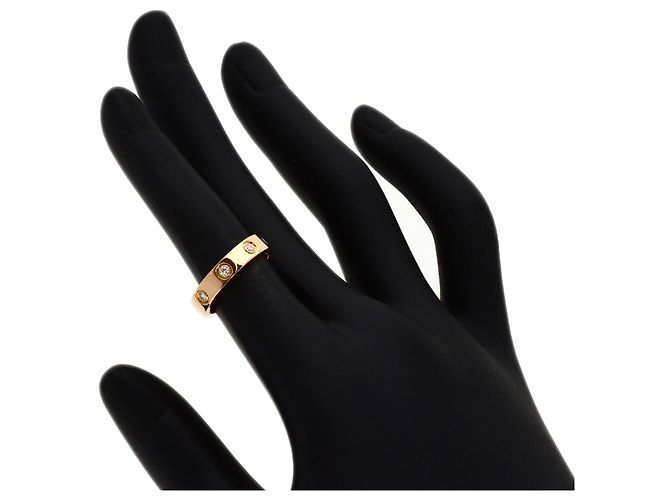 Anello Cartier Mini Love in oro rosa 18K - vista 5