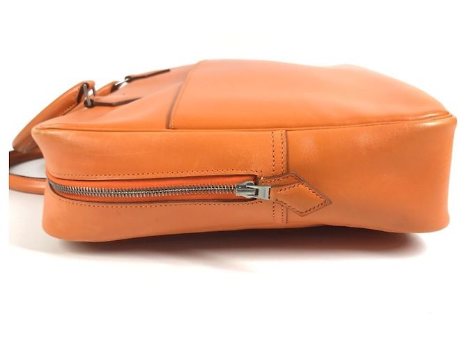 Hermès Saco Tote Hermes Plume Dog 38 Laranja - vista 4