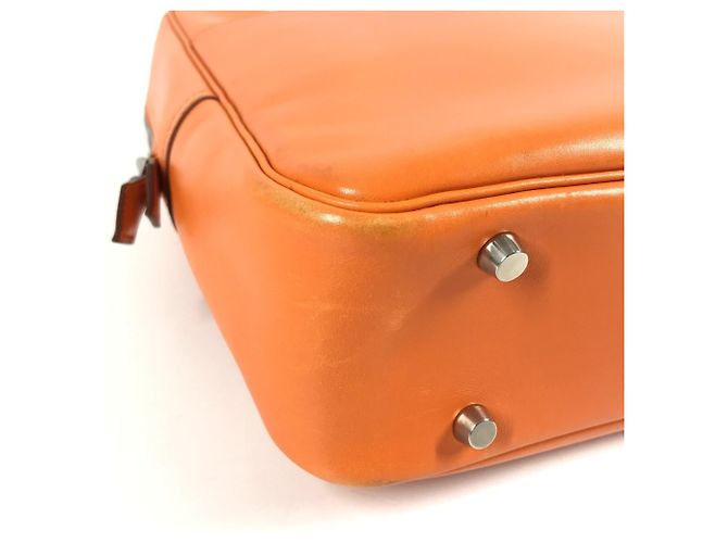 Hermès Saco Tote Hermes Plume Dog 38 Laranja - vista 7