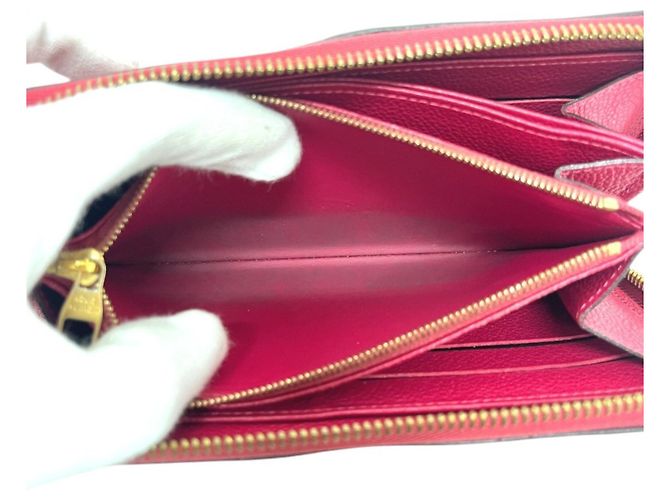 Louis Vuitton Scarlet Red Zippy Wallet Rot - Ansicht 13