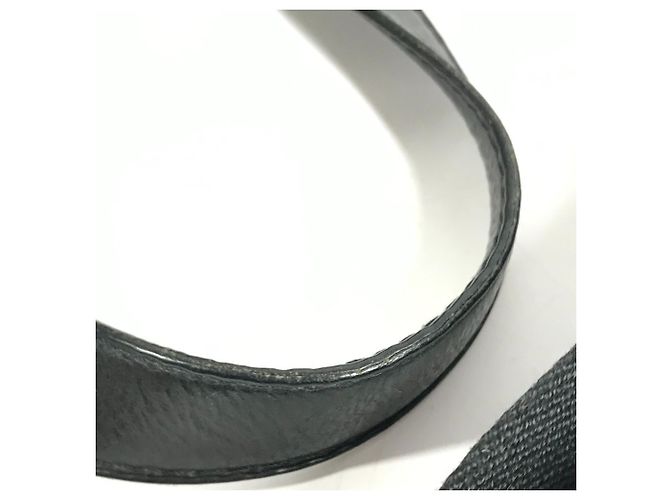 Bolso de Negocios Louis Vuitton Monogram Macassar Kitan Castaño Negro - vista 12