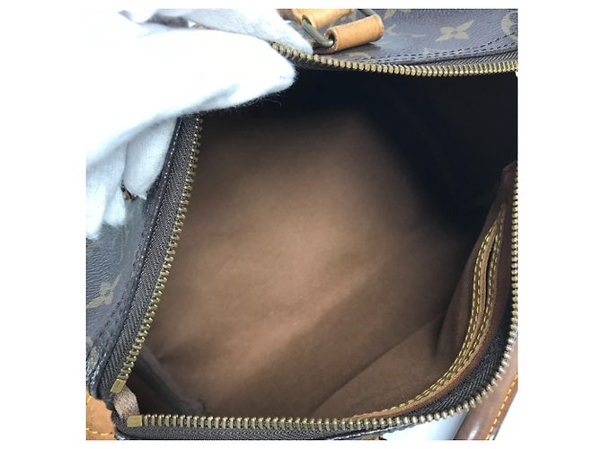 Bolso Louis Vuitton Monogram Speedy 25 Castaño - vista 12