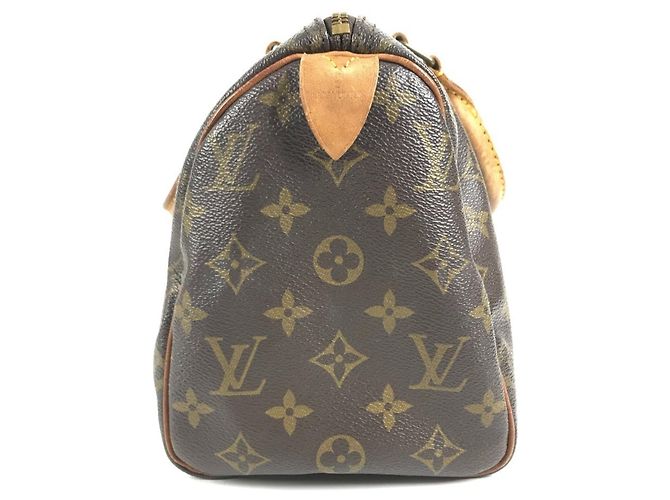 Bolso Louis Vuitton Monogram Speedy 25 Castaño - vista 3