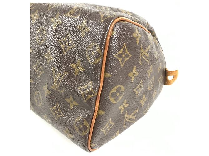 Bolso Louis Vuitton Monogram Speedy 25 Castaño - vista 6