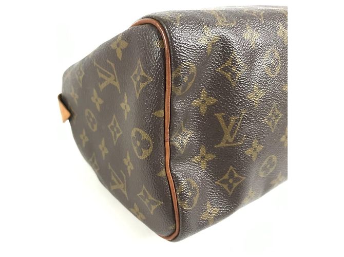Bolso Louis Vuitton Monogram Speedy 25 Castaño - vista 7