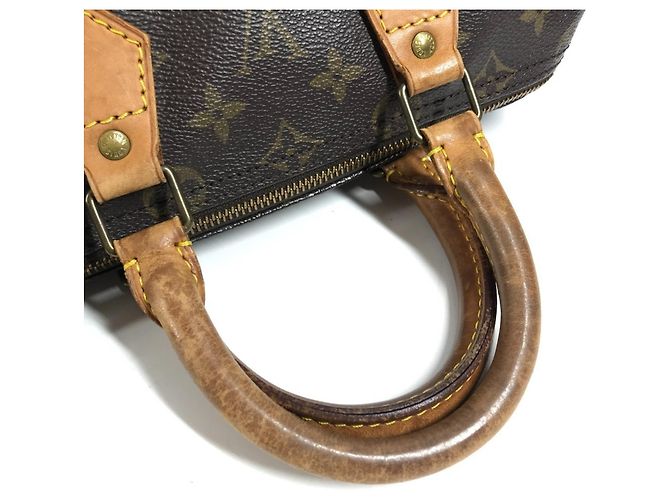 Bolso Louis Vuitton Monogram Speedy 25 Castaño - vista 9