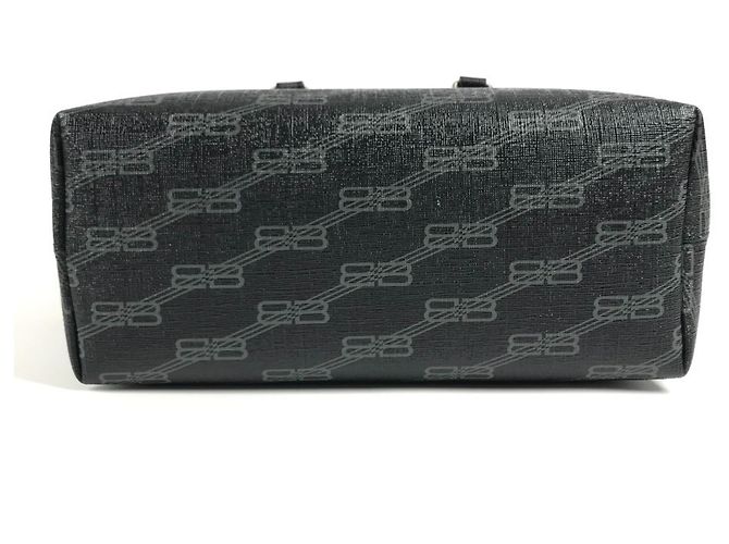 Borsa Balenciaga Monogram Signature Small Shopper Bag Nero - vista 5