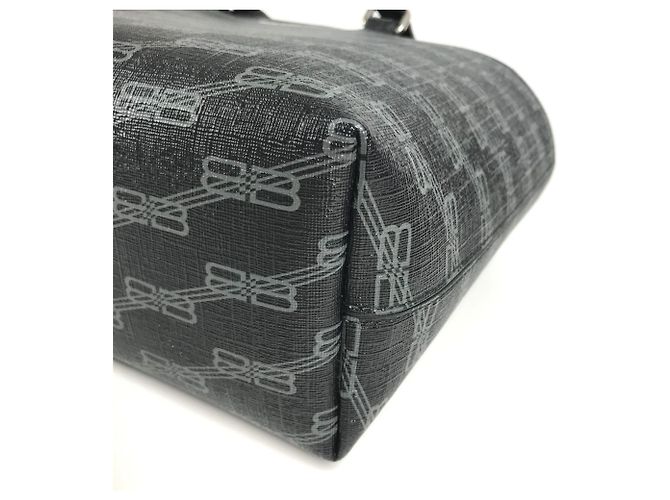 Borsa Balenciaga Monogram Signature Small Shopper Bag Nero - vista 7