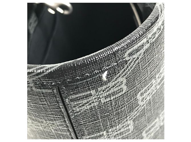 Borsa Balenciaga Monogram Signature Small Shopper Bag Nero - vista 9